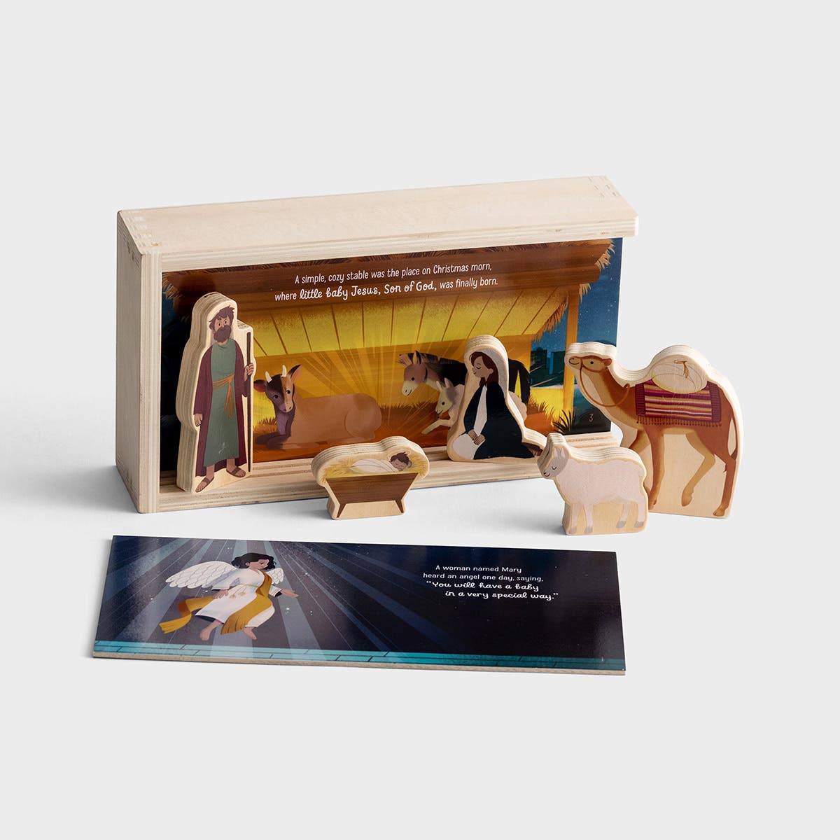Jesus Is Born - BibleBox Nativity and Advent Ornament Book Gift Set