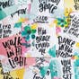 Katygirl - Words Of The Week - Framed Tabletop and Wall Decor - Includes 26 Inspirational Prints