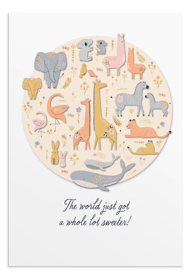Baby - The World Just Got Sweeter - 1 Premium Card