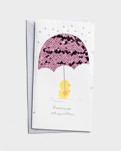 Baby - Baby Shower - Joy and Love - 1 Premium Card