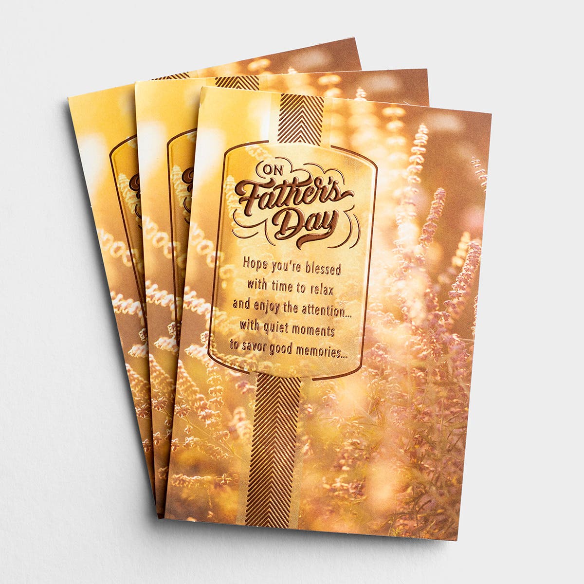 Father's Day - For Anyone - Time To Relax - 3 Premium Cards