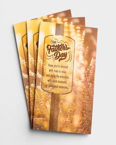 Father's Day - For Anyone - Time To Relax - 3 Greeting Cards