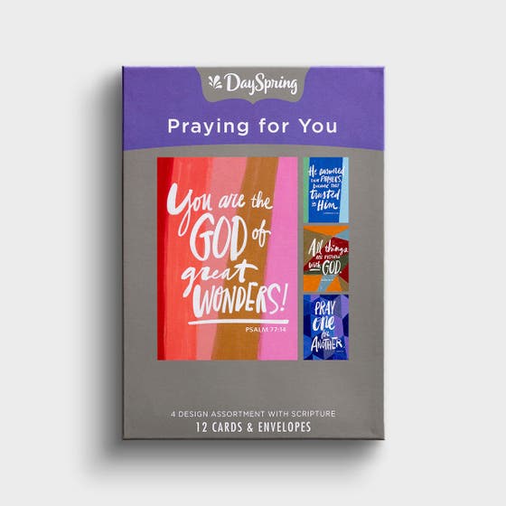 Praying for You - Scriptures - 12 Boxed Cards