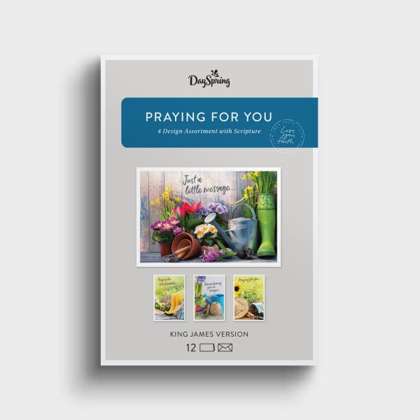 Praying for You - Gardening - 12 Boxed Cards, KJV