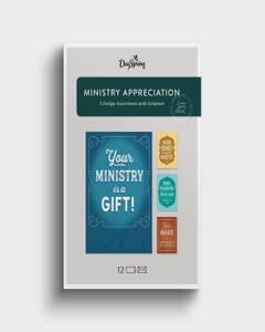 Ministry Appreciation - Bold Messages - 12 Boxed Cards and Envelopes