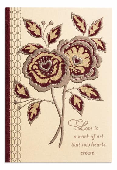 Anniversary - For Anyone - Love Is A Work Of Art - 1 Greeting Card