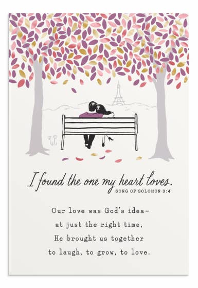 Anniversary - Spouse - Brought Us Together - 1 Greeting Card