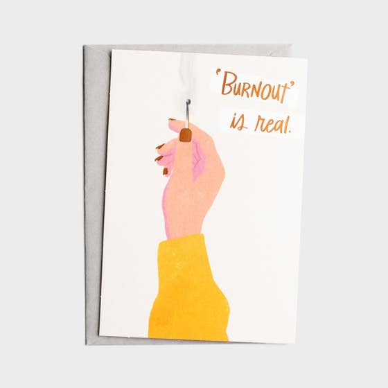 The Struggle Bus - Everyday Empathy - Burnout Is Real - 1 Greeting Card