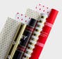Candace Cameron Bure - Stripes and Starflakes - Reversible Christmas Wrapping Paper Bundle