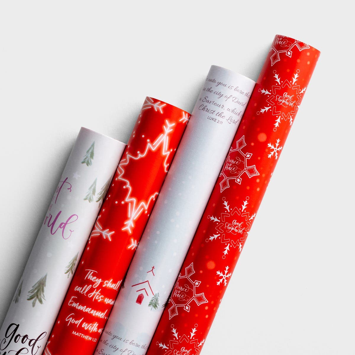 Names of Jesus - Reversible Christmas Wrapping Paper Bundle