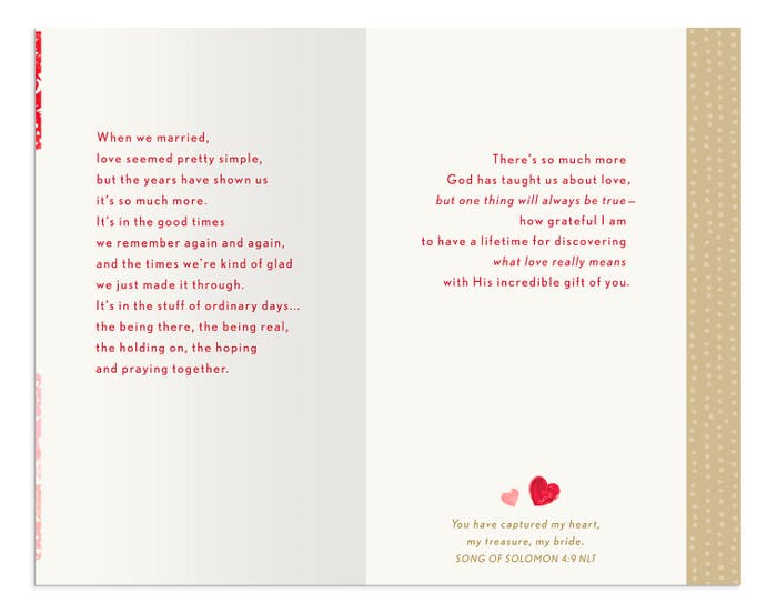 Valentine's Day - Wife - God's Gift - 1 Greeting Card