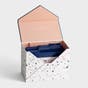 Greeting Card Organizer Box with Dividers and 24 Assorted Cards