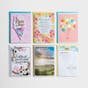 Greeting Card Organizer Box with Dividers and 24 Assorted Cards