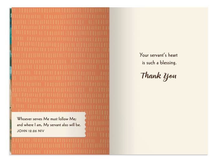 Ministry Appreciation - Reliable Servants - Set of 3 Greeting Cards