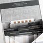 Greeting Card Organizer Box with Dividers and 24 Assorted Cards