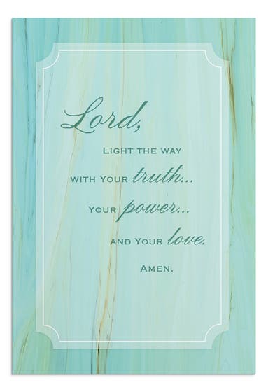 Praying for You - Jesus Is The Light - 12 Boxed Cards, KJV