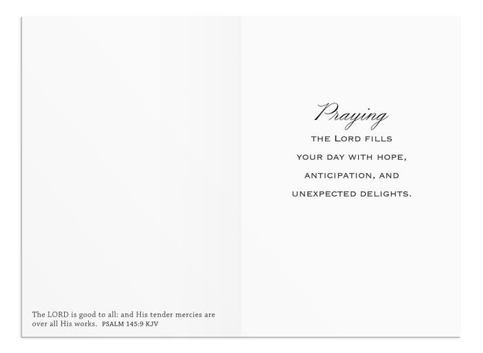 Praying for You - Jesus Is The Light - 12 Boxed Cards, KJV