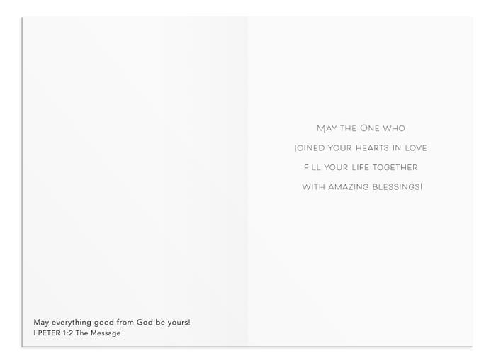 Wedding - Showered With Blessings - 12 Boxed Cards