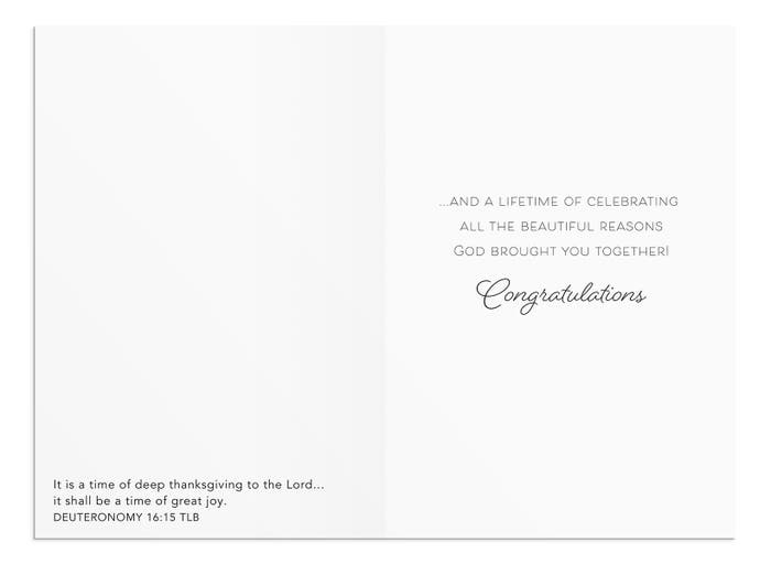 Wedding - Showered With Blessings - 12 Boxed Cards