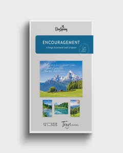 Tony Evans - Encouragement - Mountain Views - 12 Boxed Cards and Envelopes