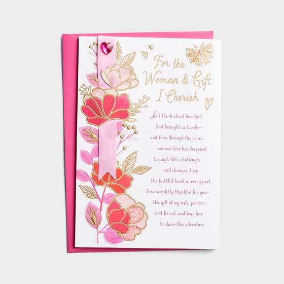 Valentine's Day - Wife - The Gift I Cherish - 1 Card