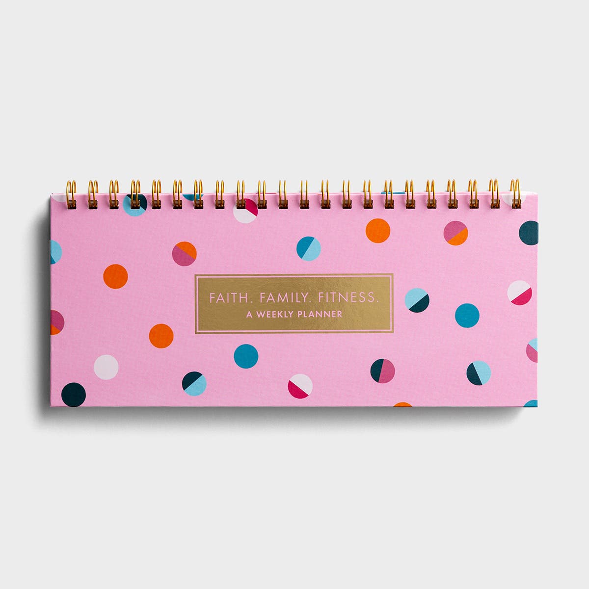 Candace Cameron Bure - Faith. Family. Fitness -  Undated Desktop Weekly Planner Pad Scheduler