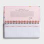 Candace Cameron Bure - Faith. Family. Fitness -  Undated Desktop Weekly Planner Pad Scheduler