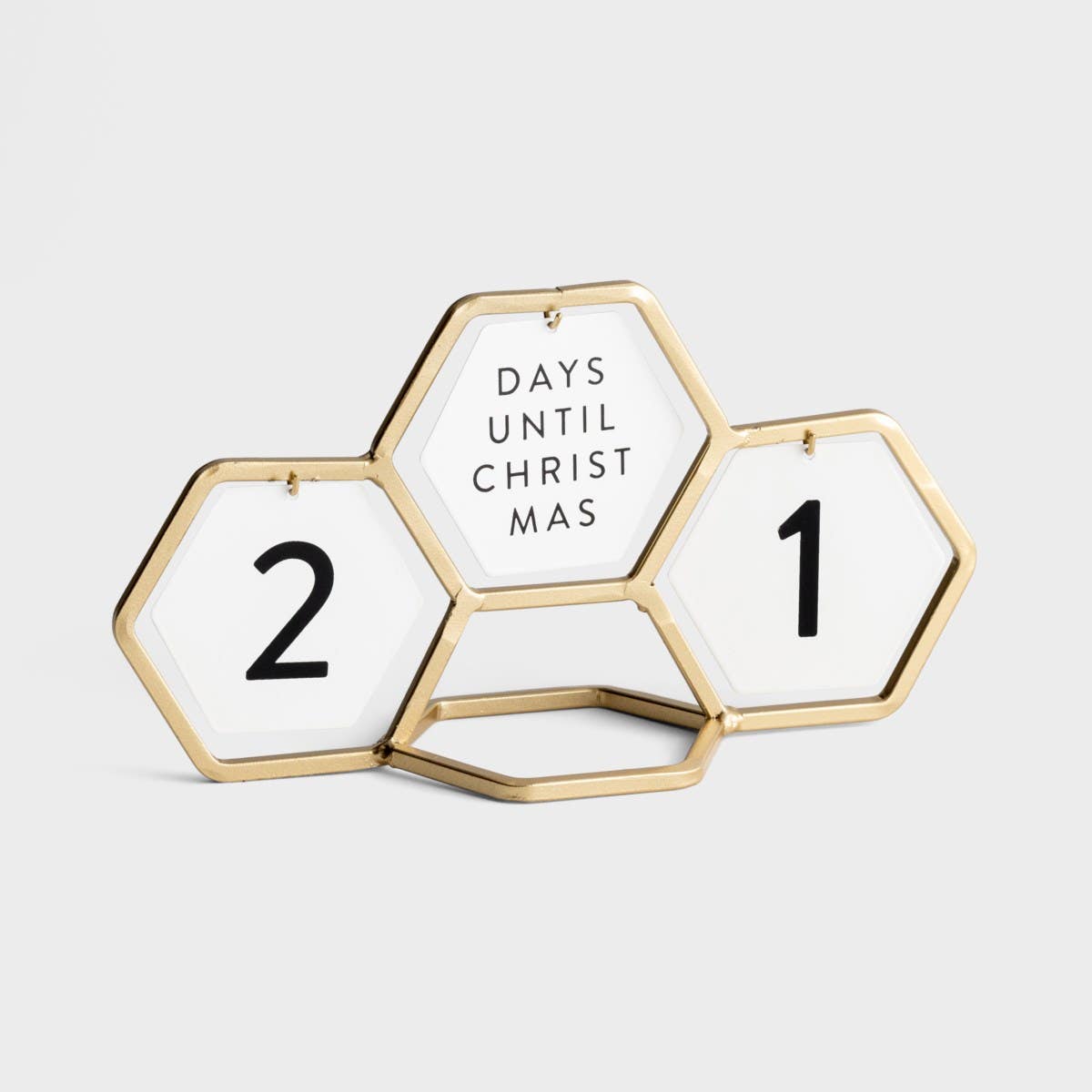 Candace Cameron Bure - Geometric Countdown Calendar with 8 Interchangeable Messages - Gold