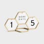 Candace Cameron Bure - Geometric Countdown Calendar with 8 Interchangeable Messages - Gold
