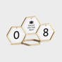 Candace Cameron Bure - Geometric Countdown Calendar with 8 Interchangeable Messages - Gold
