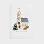 Christmas - For Anyone - O Come Let Us Adore Him - 1 Premium Greeting Card