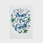 Christmas - For Anyone - Peace On Earth - 1 Premium Greeting Card