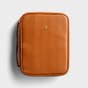 Gold Cross - Tan Faux Leather Bible Cover