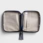 Gold Cross - Navy Canvas Bible Cover