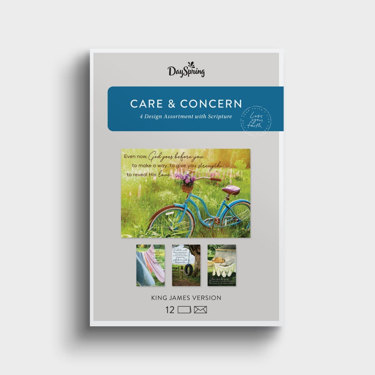 Care & Concern - Surrounded with Love - 12 Boxed Cards and Envelopes, KJV