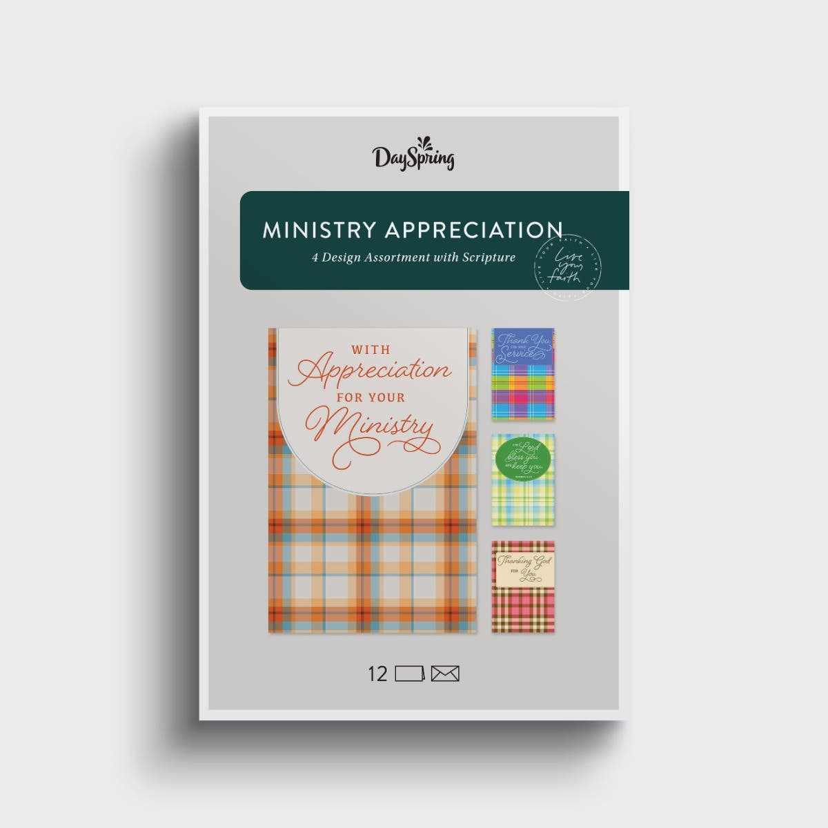 Ministry Appreciation - With Appreciation - 12 Boxed Cards and Envelopes
