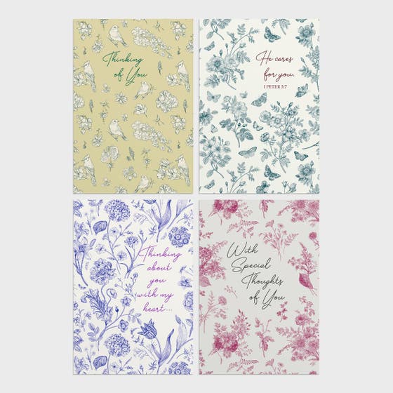 Thinking of You - He Cares for You - 12 Boxed Cards