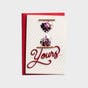 Valentine's Day - One I Love - Yours 'til The End of Time - 1 Premium Greeting Card
