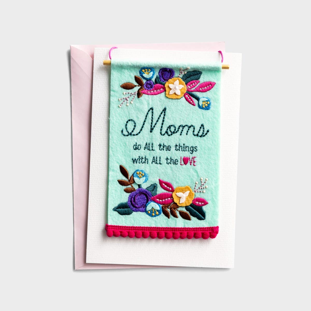 Mother's Day - Mom - All The Love - 1 Premium Greeting Card, KJV