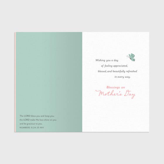 Mother's Day - Loved, Blessed, Valued Bookmarks - 1 Premium Card