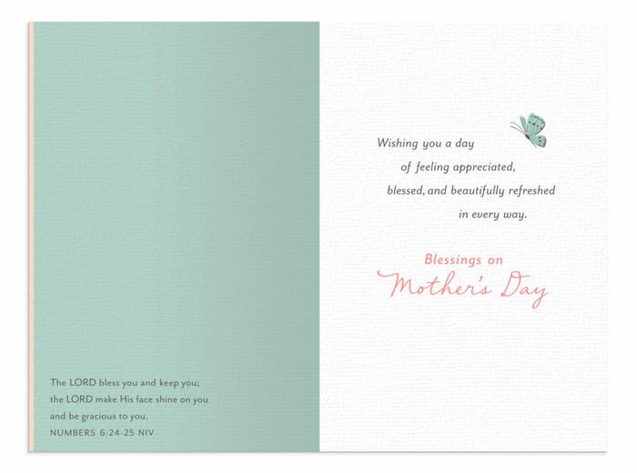 Mother's Day - Loved, Blessed, Valued Bookmarks - 1 Premium Card