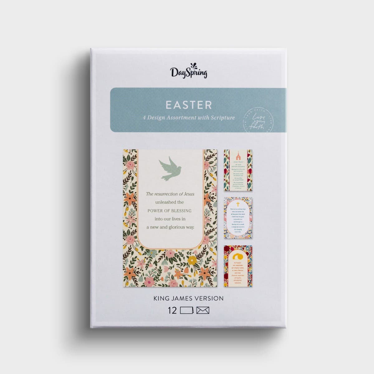 Easter - Sunrise of God's Grace - 12 Boxed Cards and Envelopes, KJV