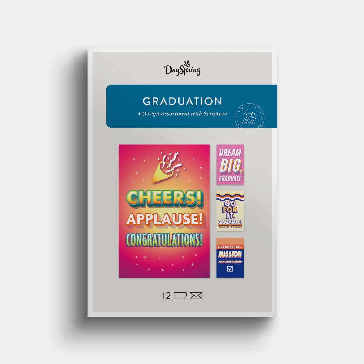 Graduation - Big Dreams & Bright Futures - 12 Boxed Cards and Envelopes