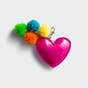 Maghon Taylor - Betty Confetti - Small Keychain
