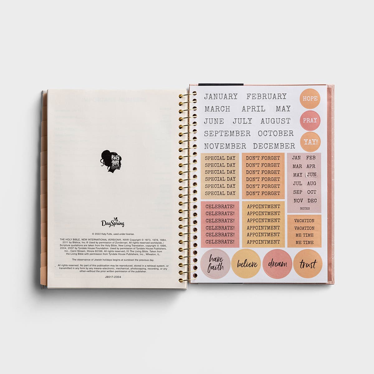 KatyGirl - Better a Day - Agenda Planner - Katy Fults