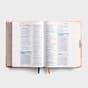 Candace Cameron Bure - One Step Closer - NLT Bible - Pink Watercolor LeatherLike