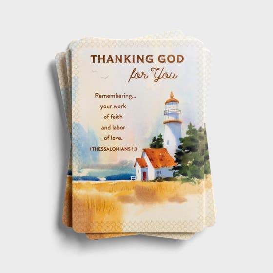 Ministry Appreciation - Thanking God for You - 6 Greeting Cards