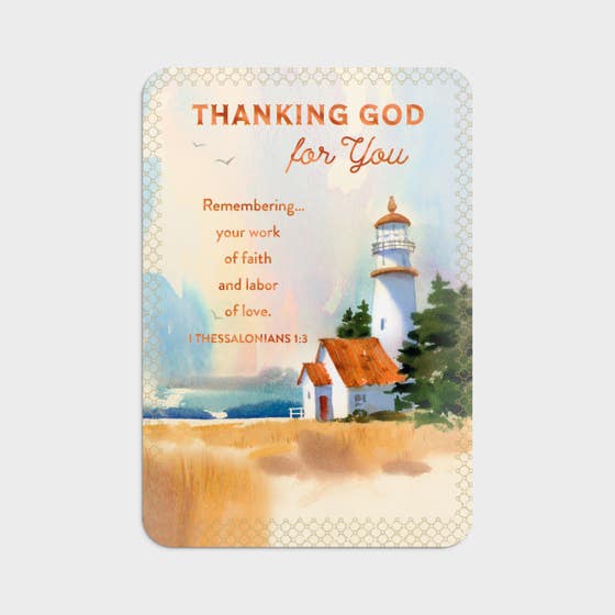 Ministry Appreciation - Thanking God for You - 6 Greeting Cards