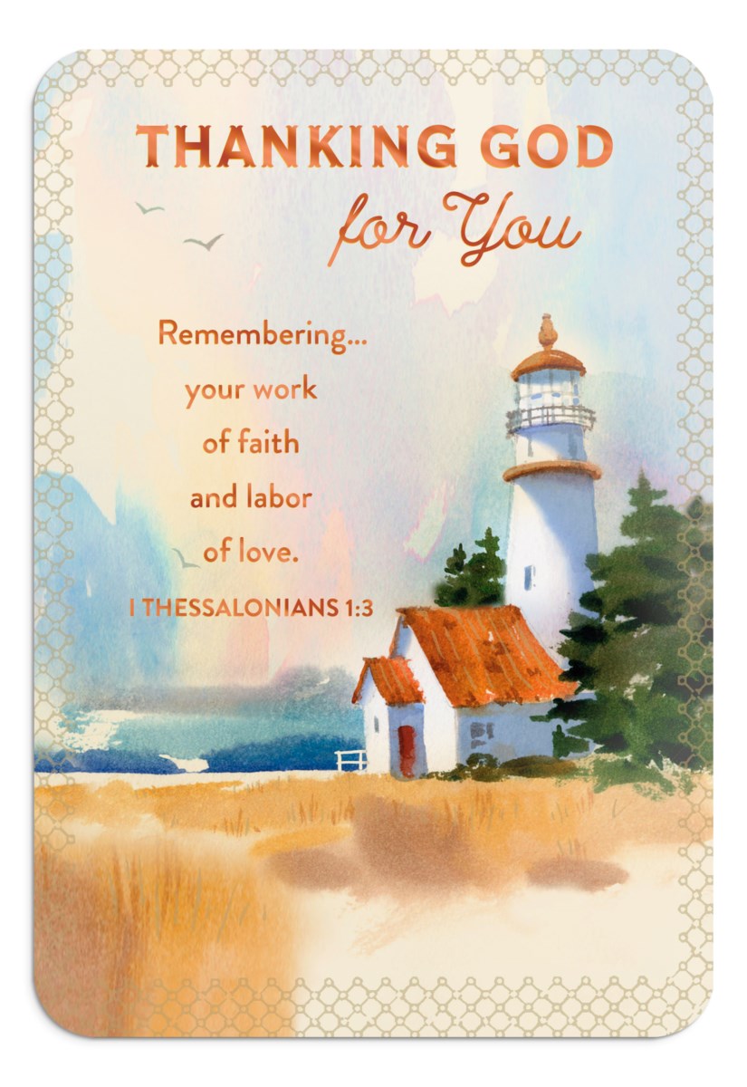 Ministry Appreciation - Thanking God for You - Set of 6 Greeting Cards