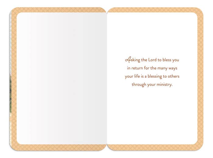 Ministry Appreciation - Thanking God for You - 6 Greeting Cards